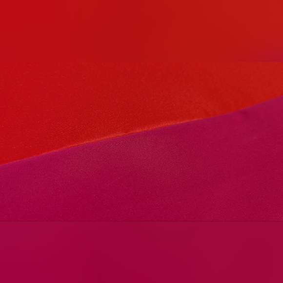 Lancôme Large Hot Red/Pink Sleek Lined Flamingo Lips & Lollipops Nylon Tote Bag - Picture 6 of 12